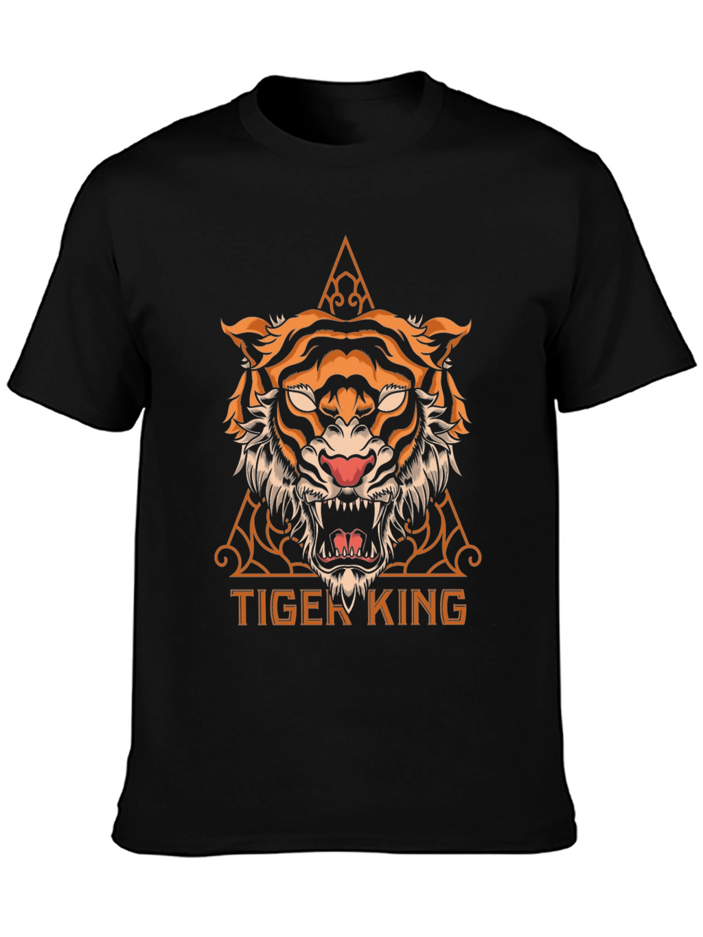 Tiger King Graphic Tee - Cool Animal Print