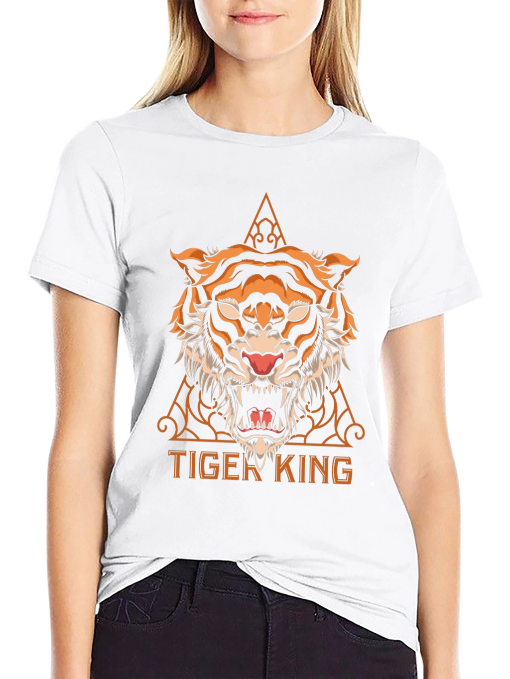 Tiger King Graphic Tee - Cool Animal Print