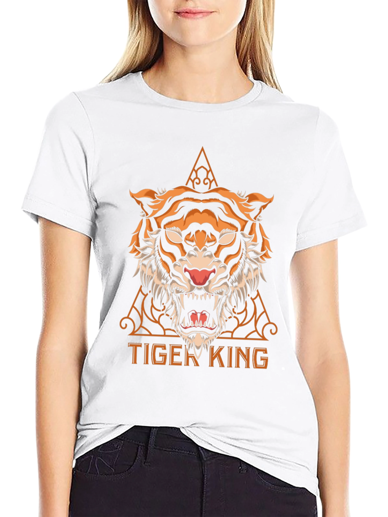 Tiger King Graphic Tee - Cool Animal Print