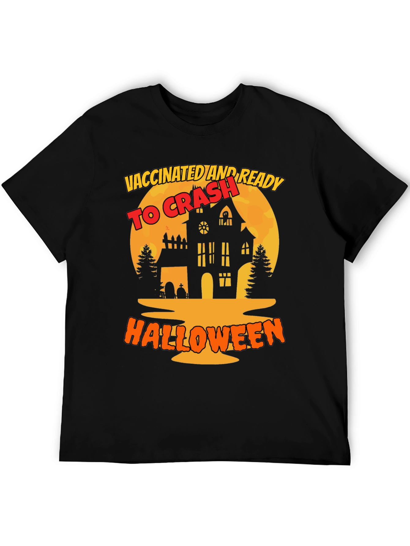 Vaccinated and Ready to Crash Halloween T-Shirt