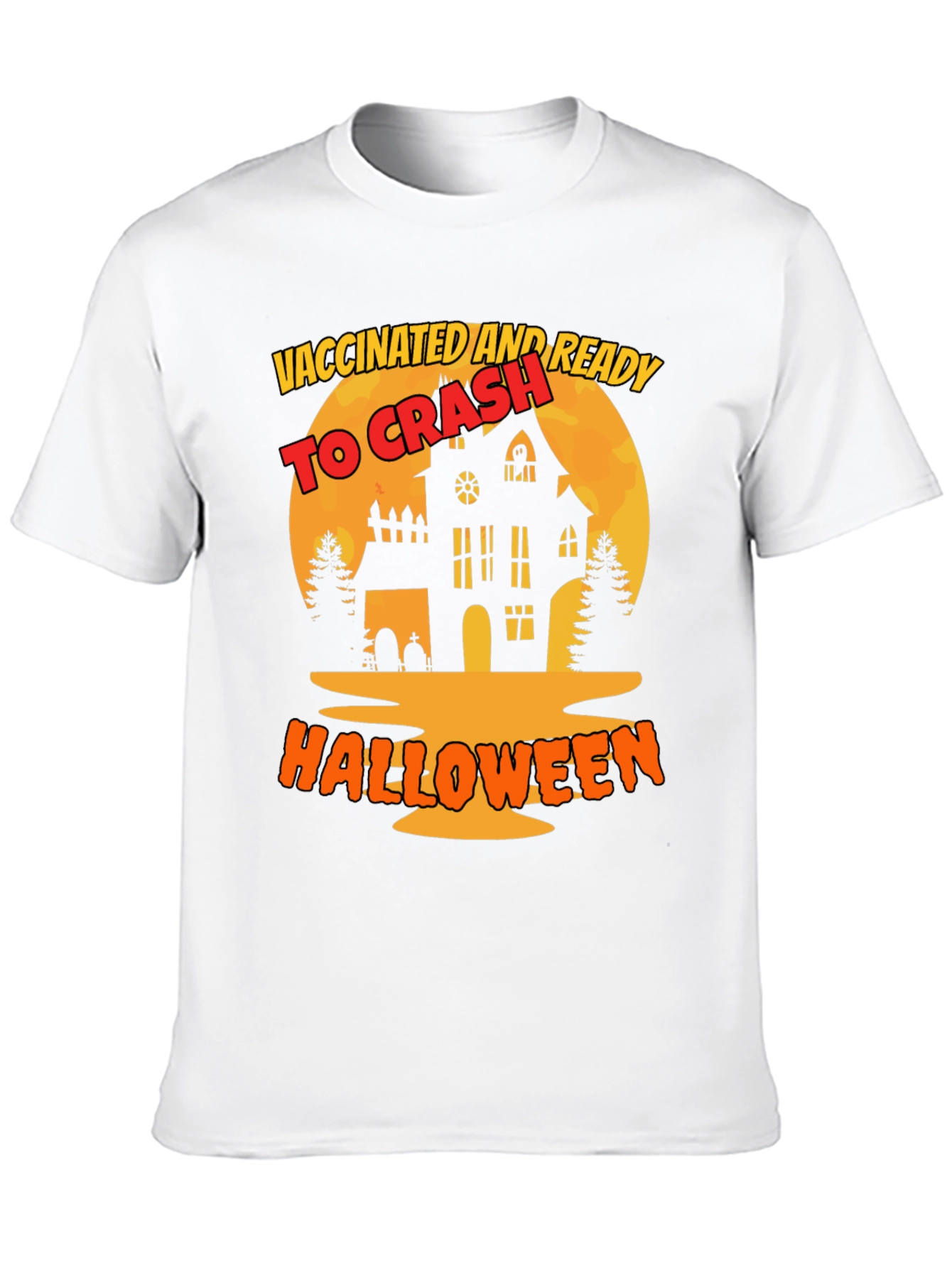 Vaccinated and Ready to Crash Halloween T-Shirt