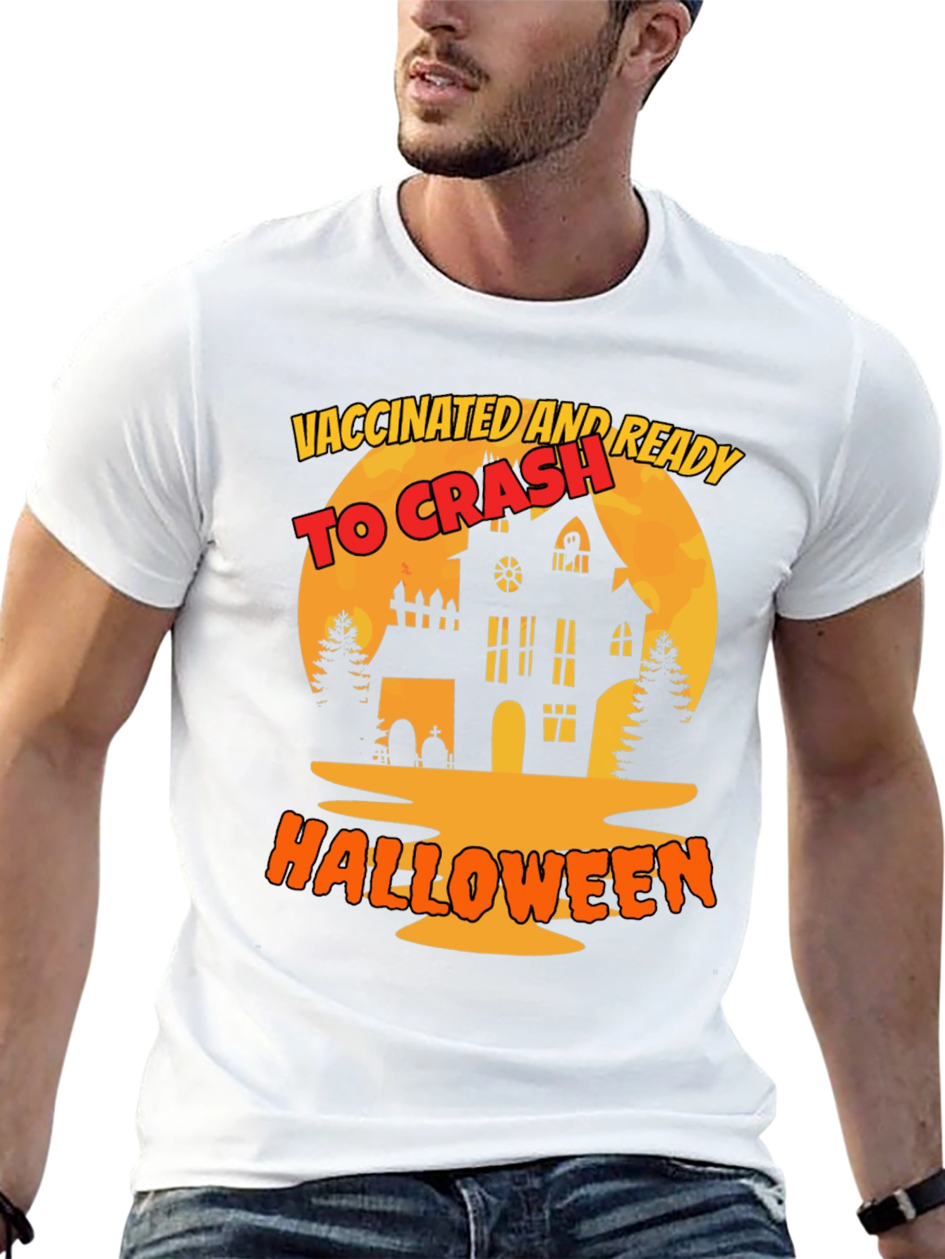 Vaccinated and Ready to Crash Halloween T-Shirt