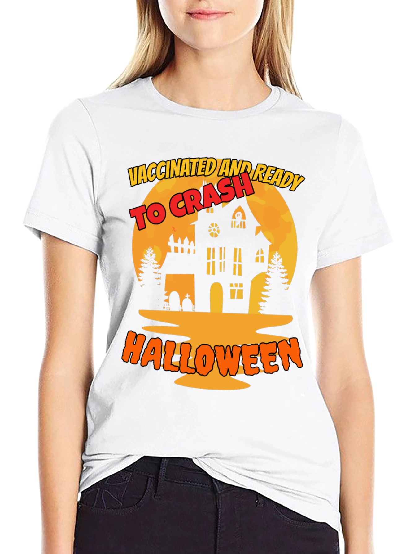 Vaccinated and Ready to Crash Halloween T-Shirt