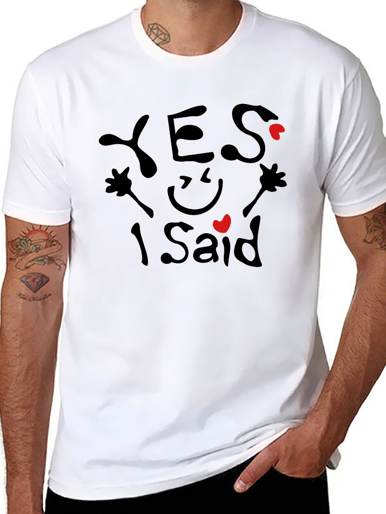 Yes I Said Graphic T-Shirt Engagement Tee