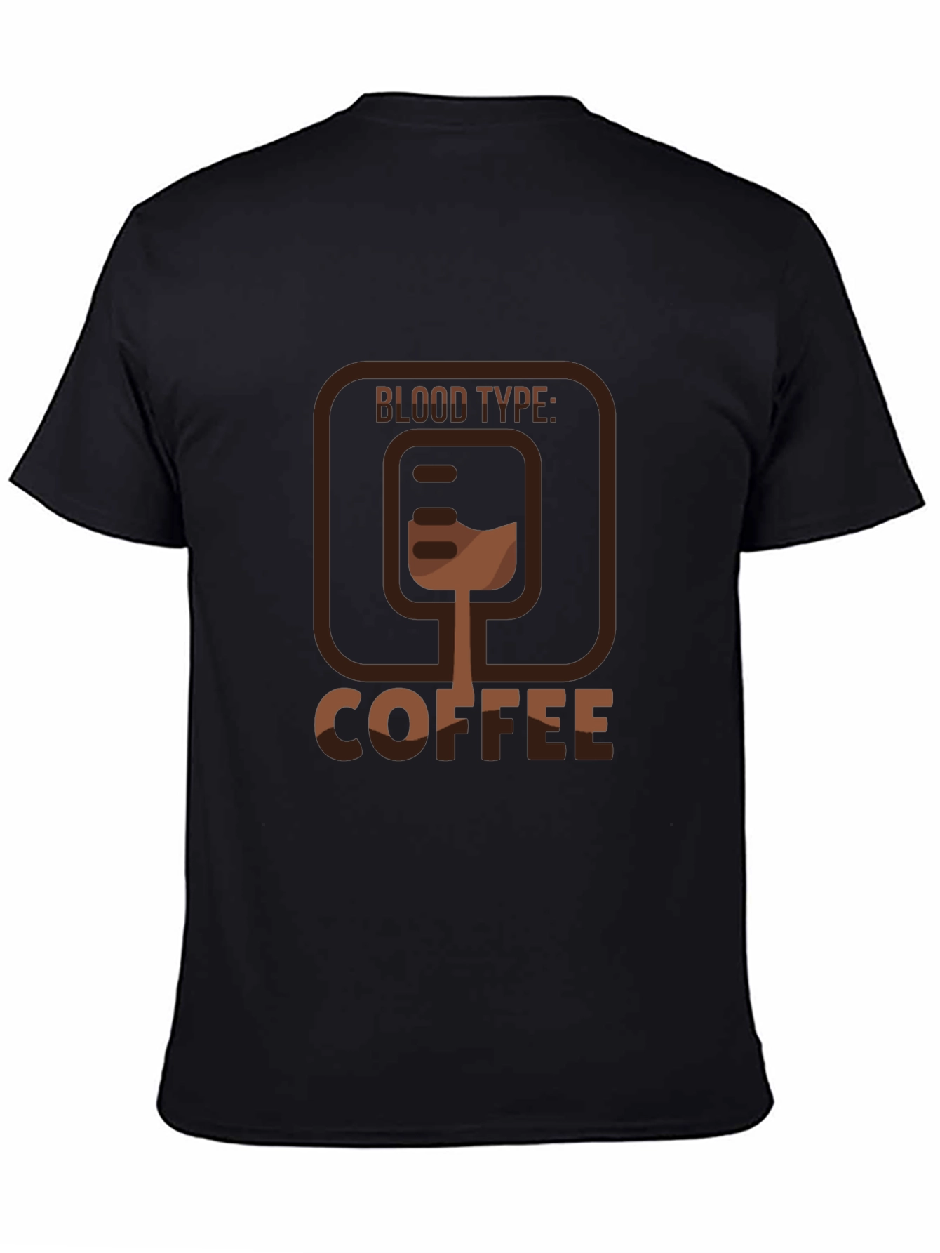 Coffee Blood Type Graphic T-Shirt