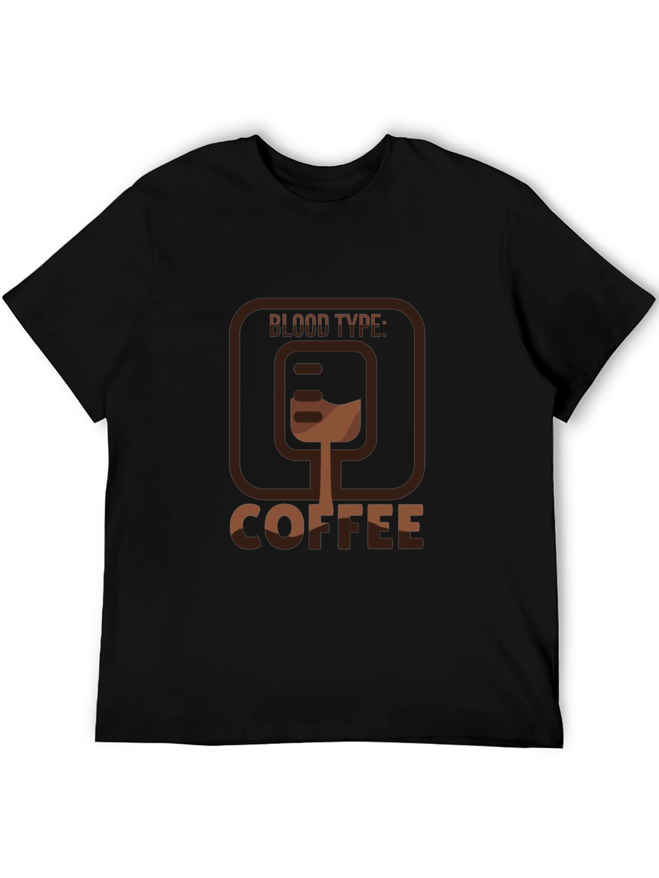 Coffee Blood Type Graphic T-Shirt