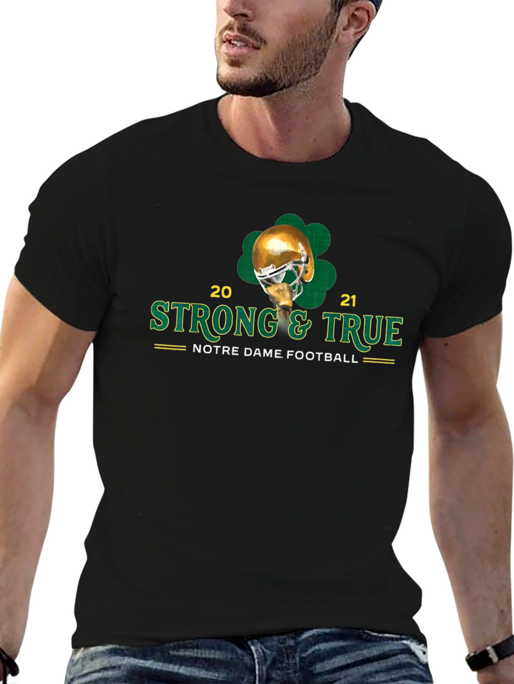 Notre Dame Football Strong & True T-Shirt