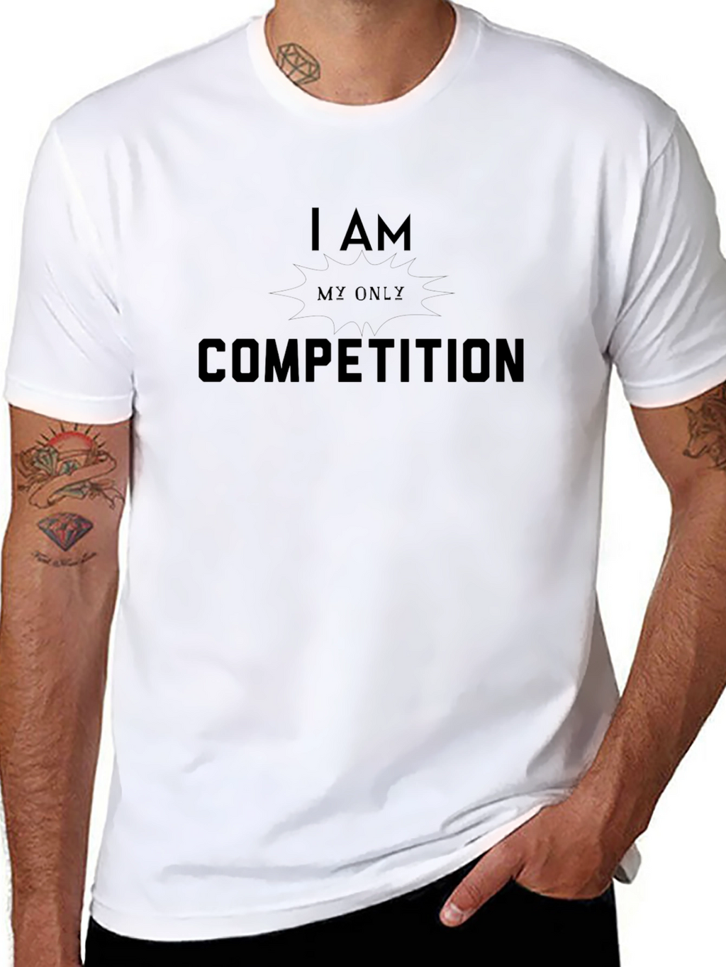 I Am My Only Competition Graphic T-Shirt