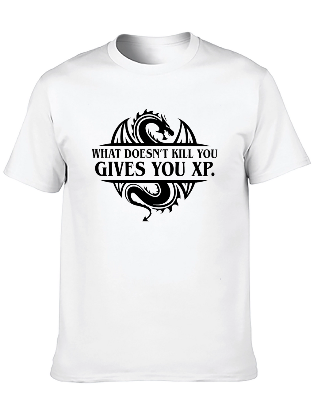 What Doesnt Kill You Gives You XP Black T-Shirt