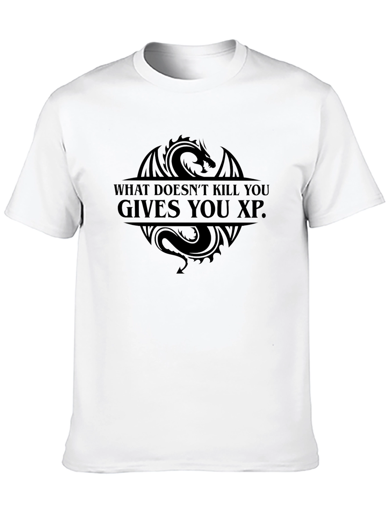 What Doesnt Kill You Gives You XP Black T-Shirt