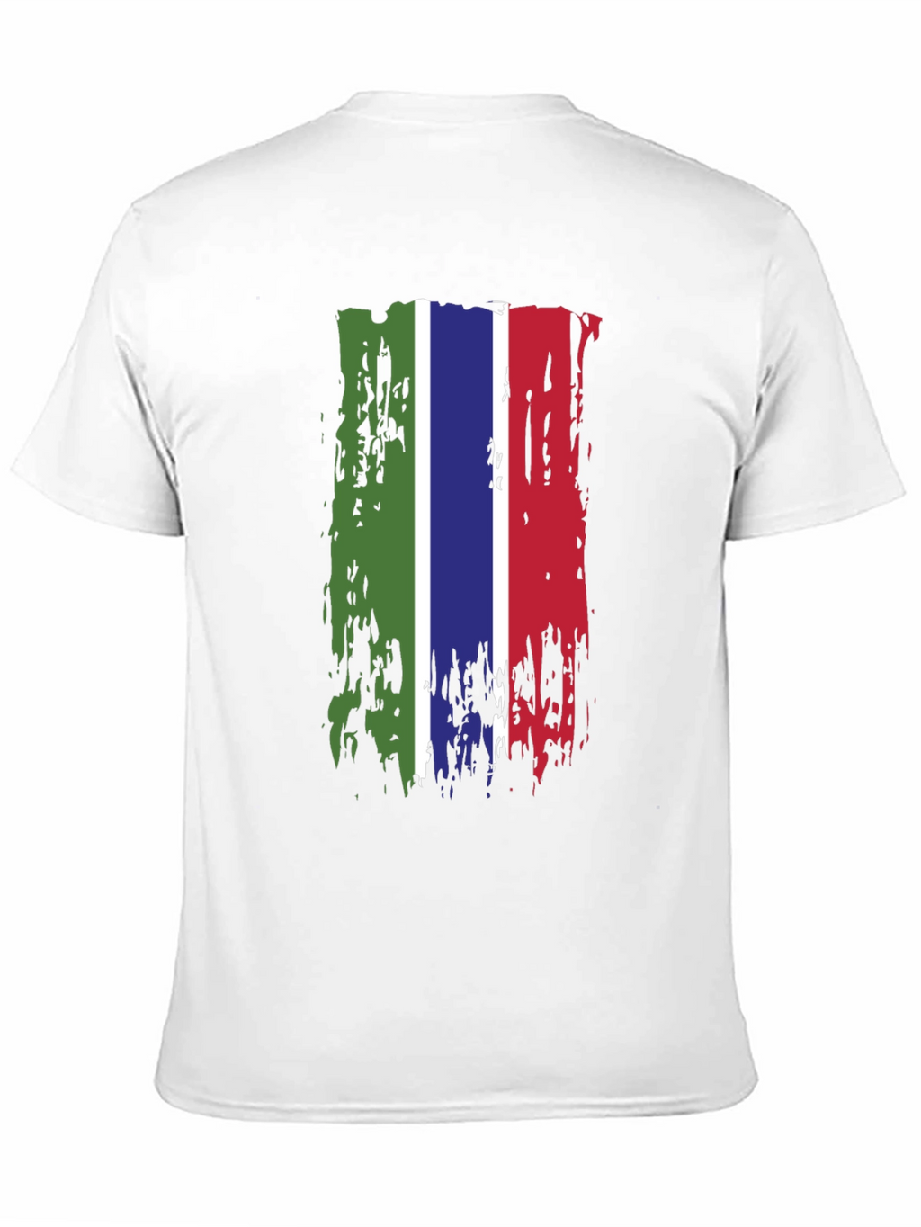 Gambia Flag Grunge T-Shirt