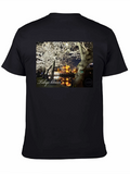 Tokyo Bloom Black T-Shirt
