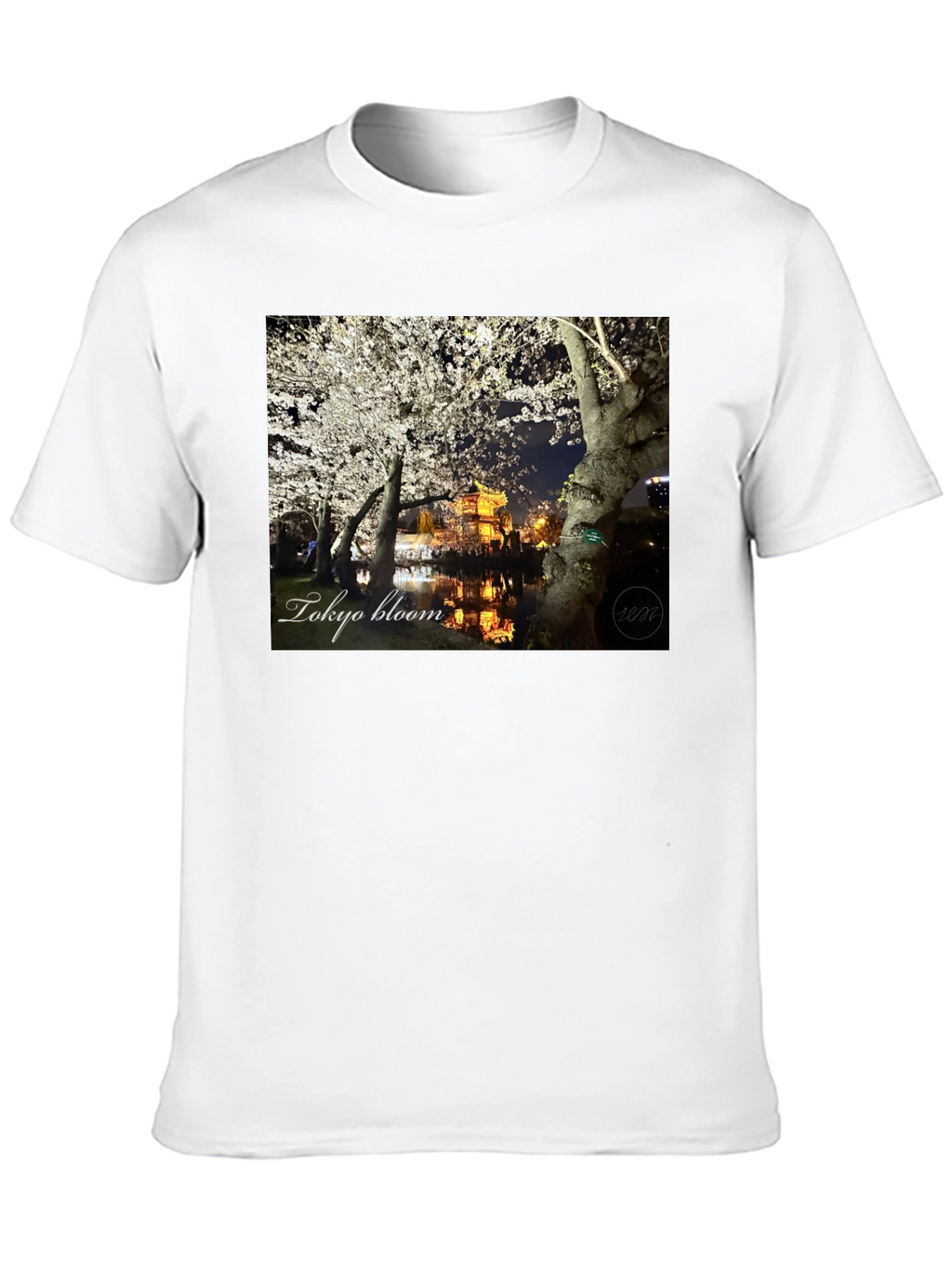 Tokyo Bloom Black T-Shirt