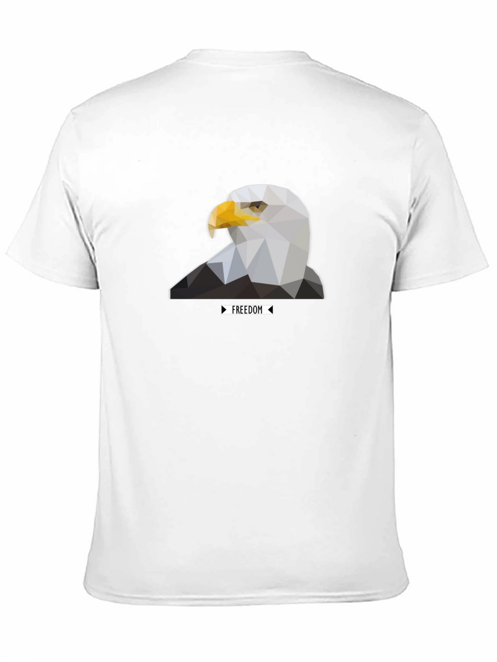Geometric Eagle Graphic Tee - Freedom Design