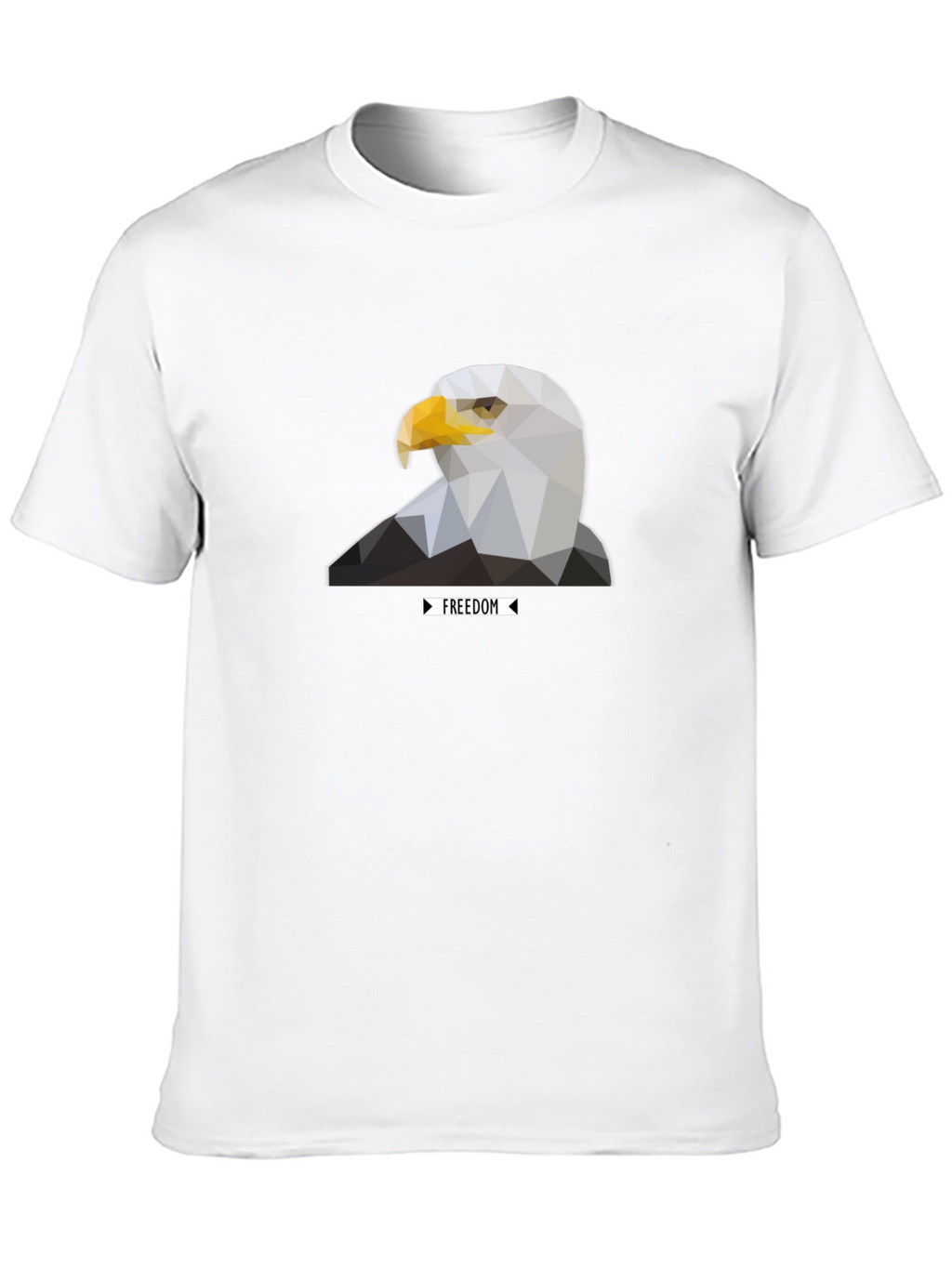 Geometric Eagle Graphic Tee - Freedom Design