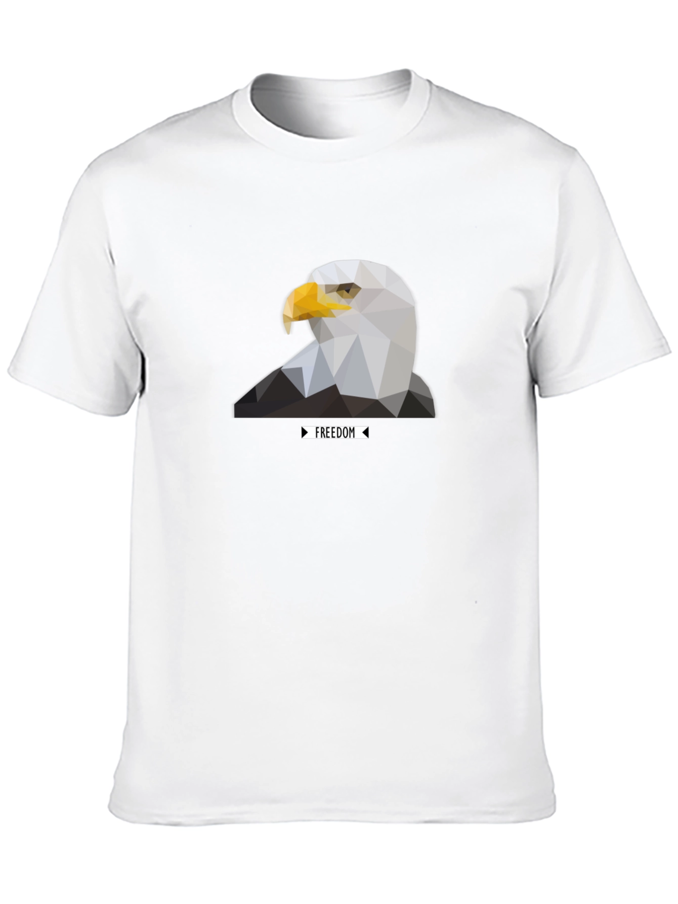 Geometric Eagle Graphic Tee - Freedom Design