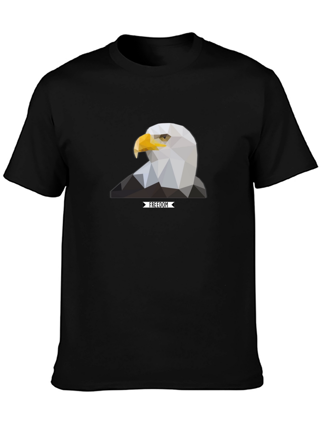 Geometric Eagle Graphic Tee - Freedom Design