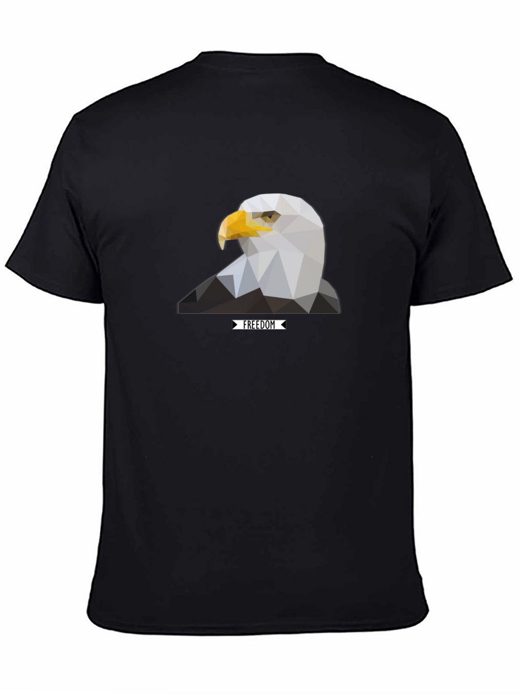 Geometric Eagle Graphic Tee - Freedom Design