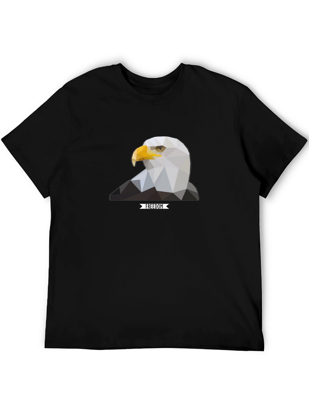 Geometric Eagle Graphic Tee - Freedom Design