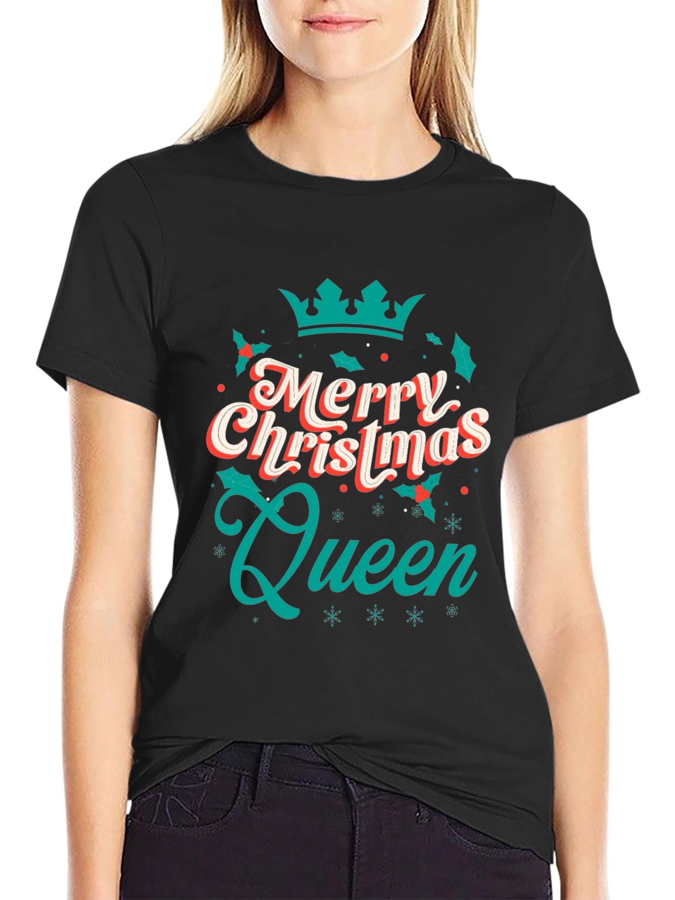 Merry Christmas Queen Graphic Tee