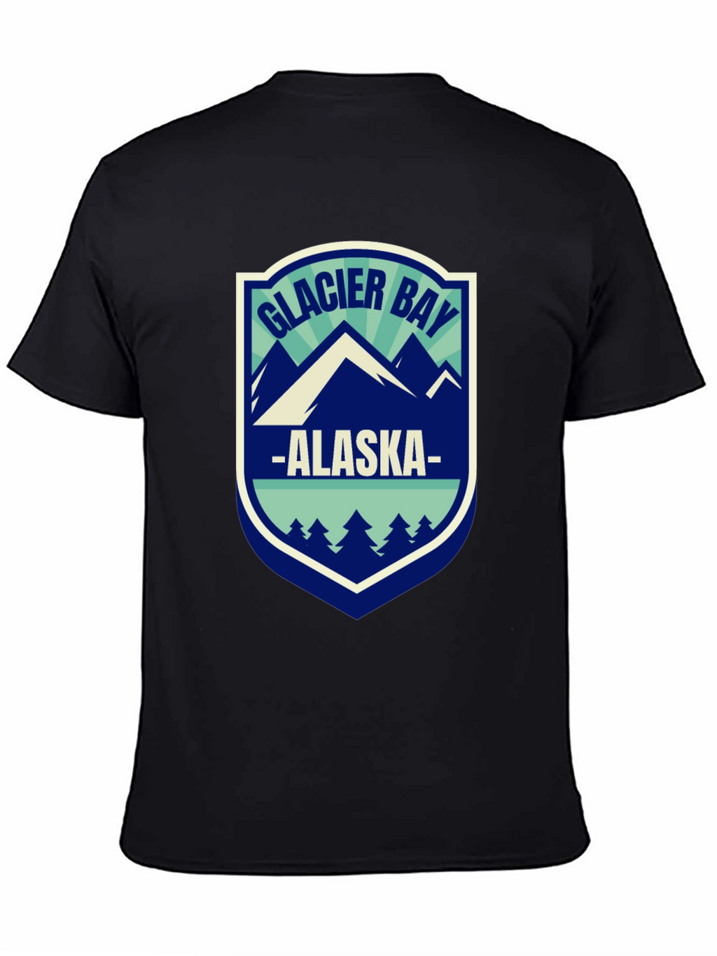 Glacier Bay Alaska Tee - Nature Graphic T-Shirt