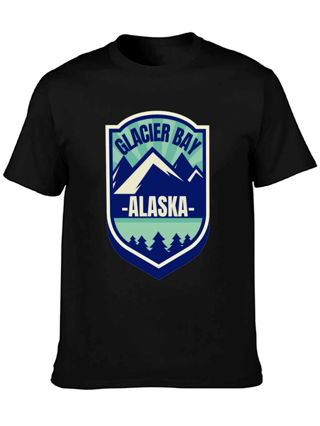 Glacier Bay Alaska Tee - Nature Graphic T-Shirt