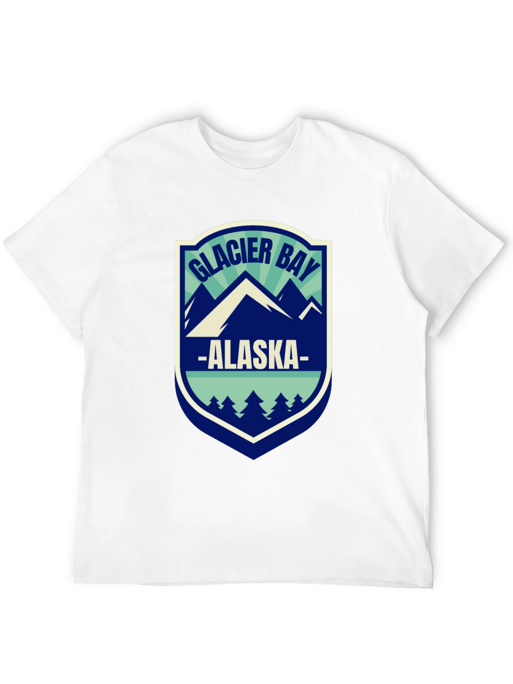 Glacier Bay Alaska Tee - Nature Graphic T-Shirt
