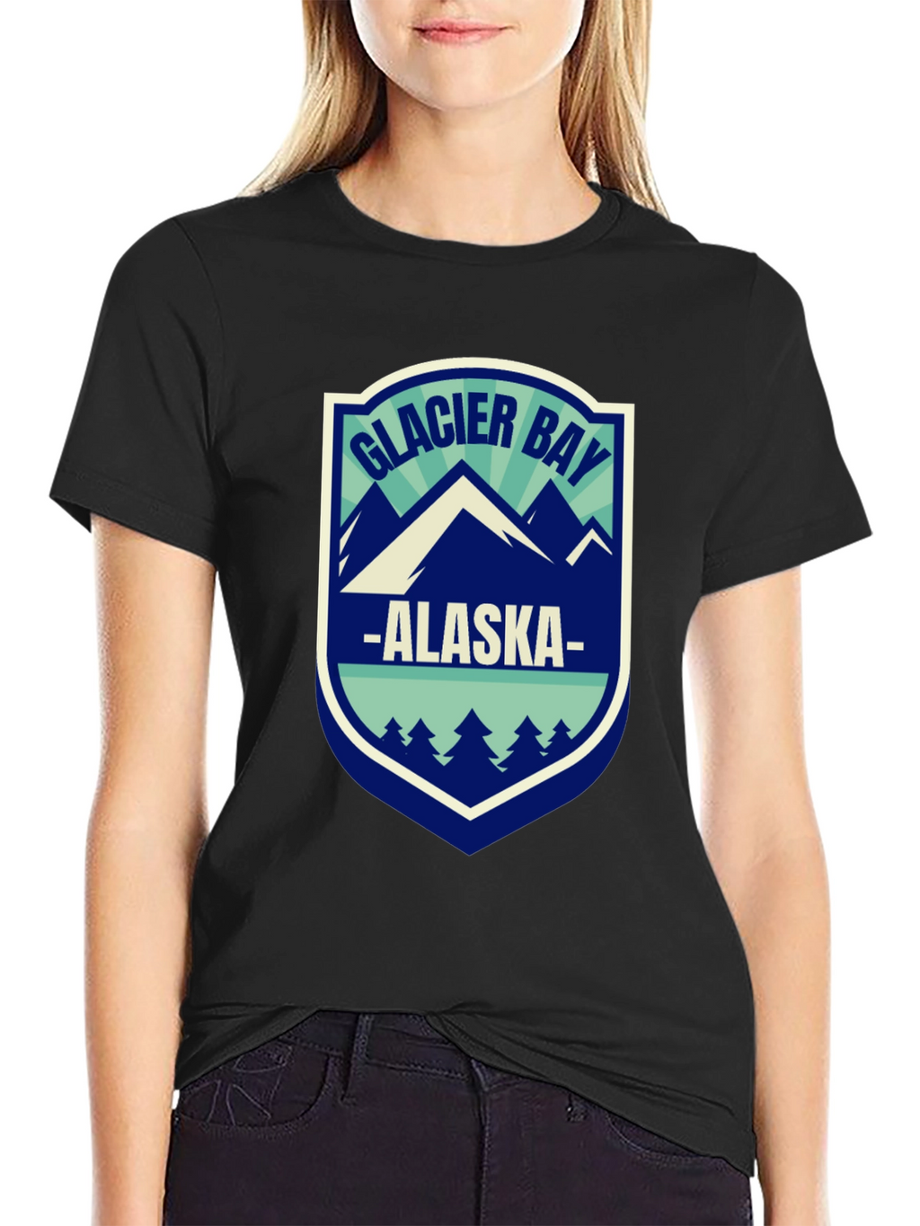 Glacier Bay Alaska Tee - Nature Graphic T-Shirt