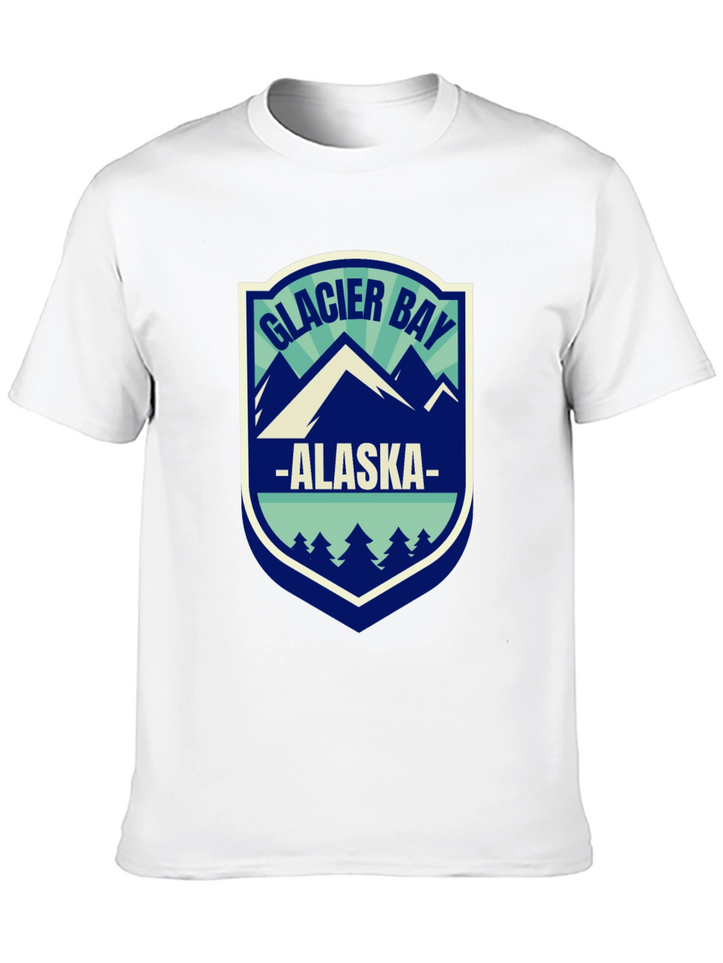 Glacier Bay Alaska Tee - Nature Graphic T-Shirt