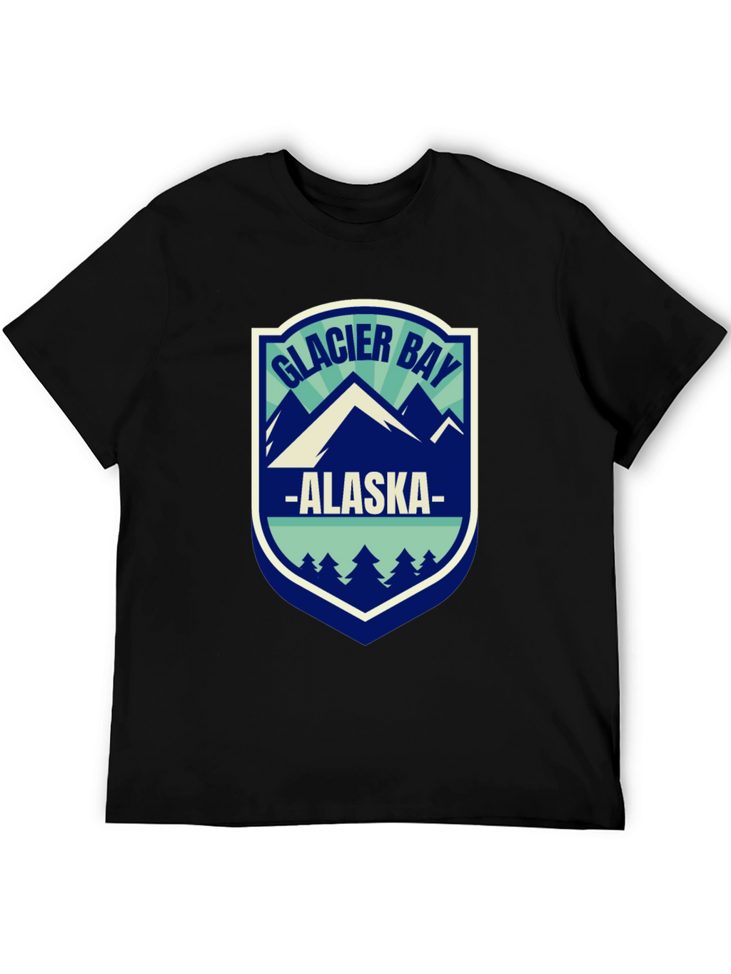 Glacier Bay Alaska Tee - Nature Graphic T-Shirt