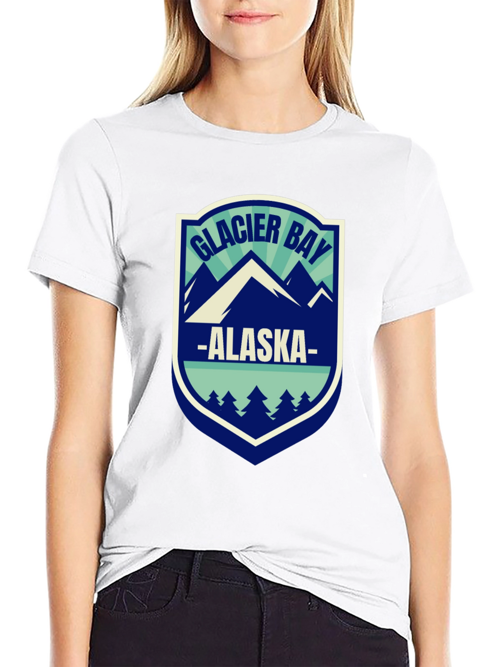 Glacier Bay Alaska Tee - Nature Graphic T-Shirt