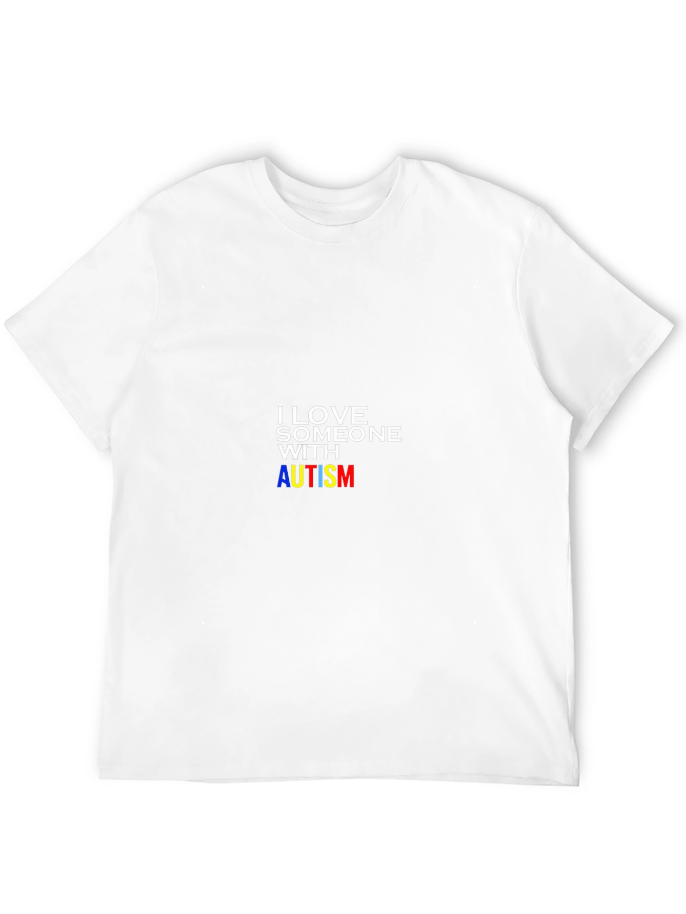 Autism Awareness T-Shirt - I Love Someone With Autism