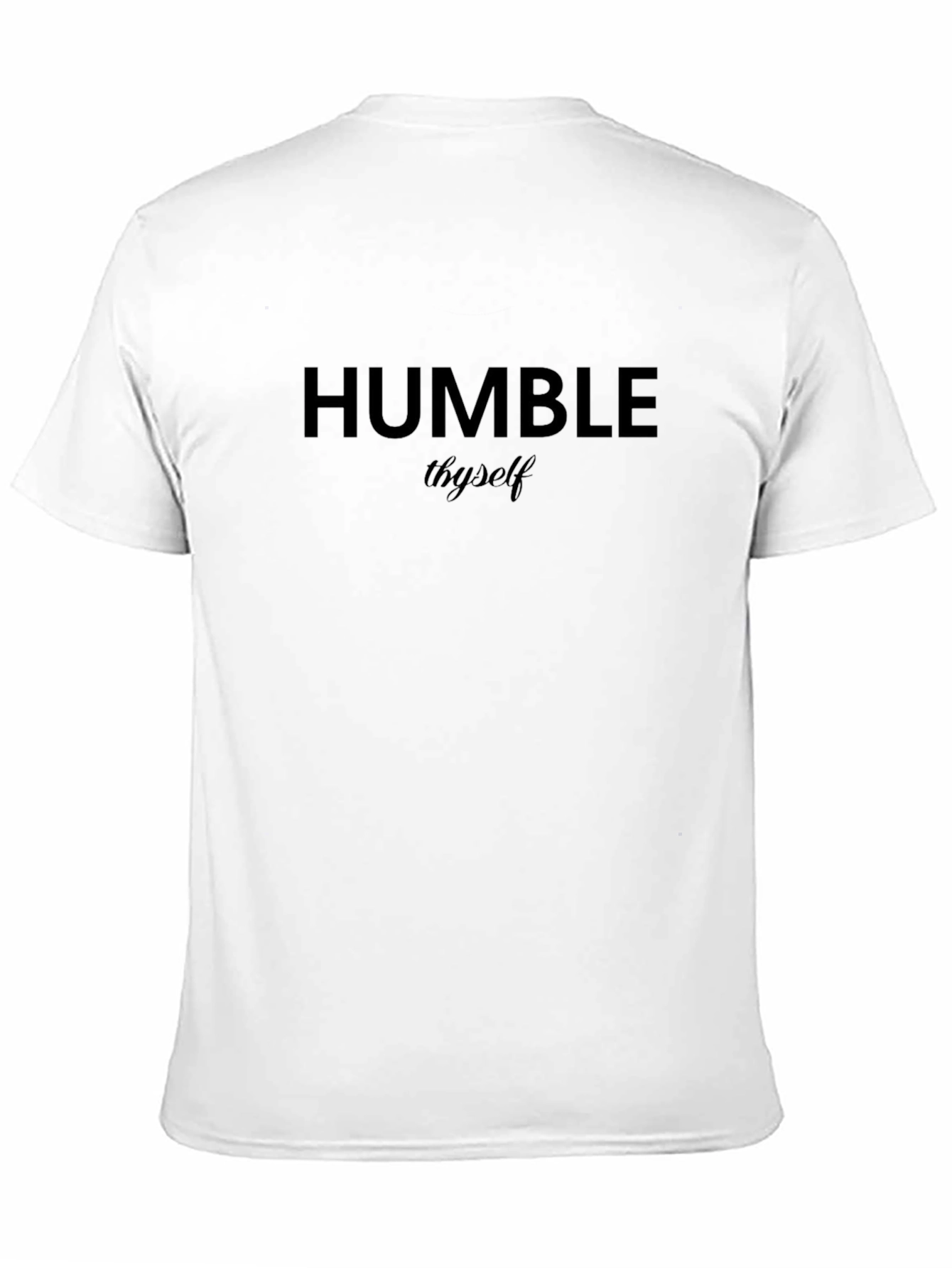 Humble Theyself Black Graphic Tee - Modern Streetwear