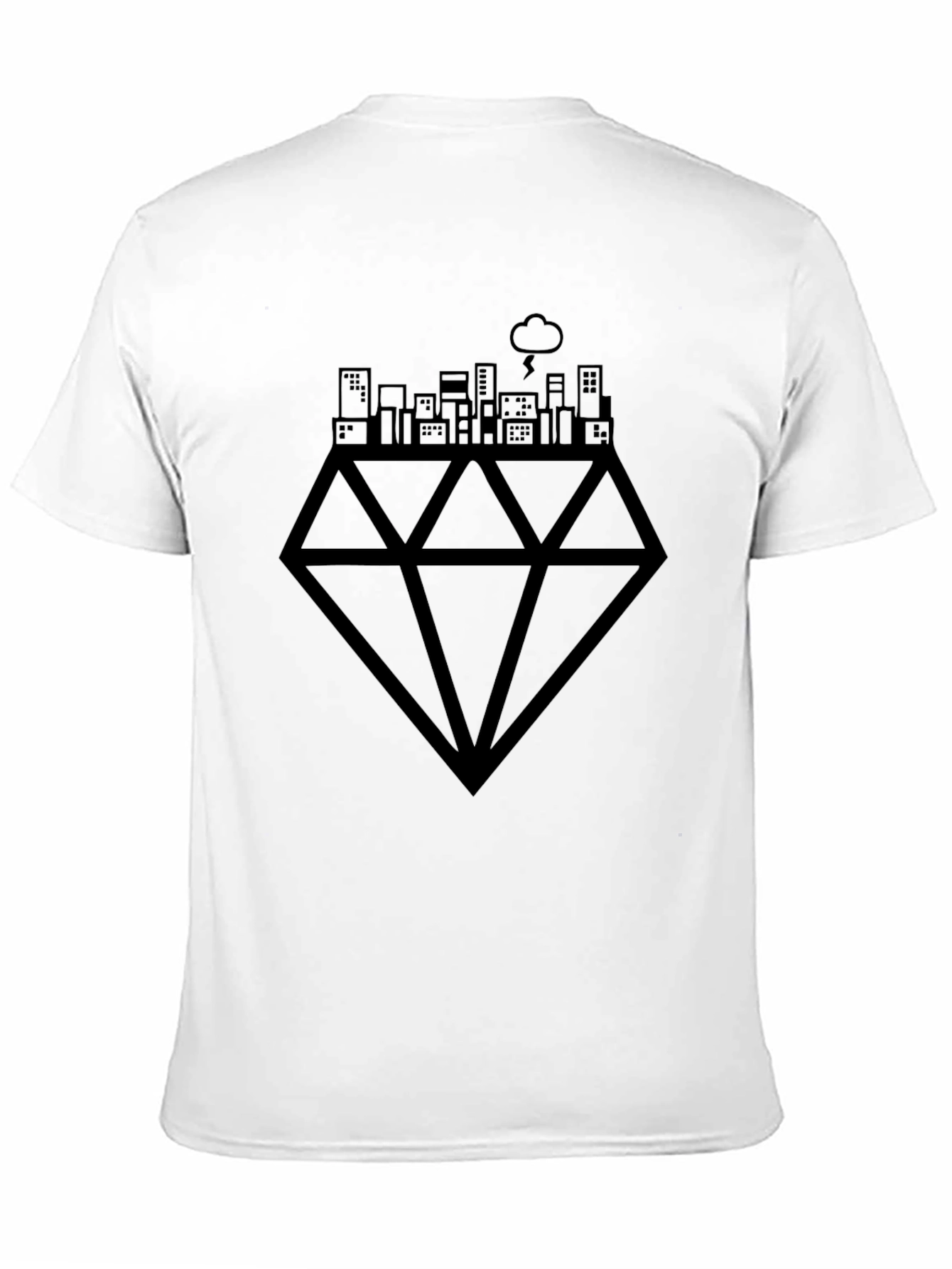City Diamond Black T-Shirt