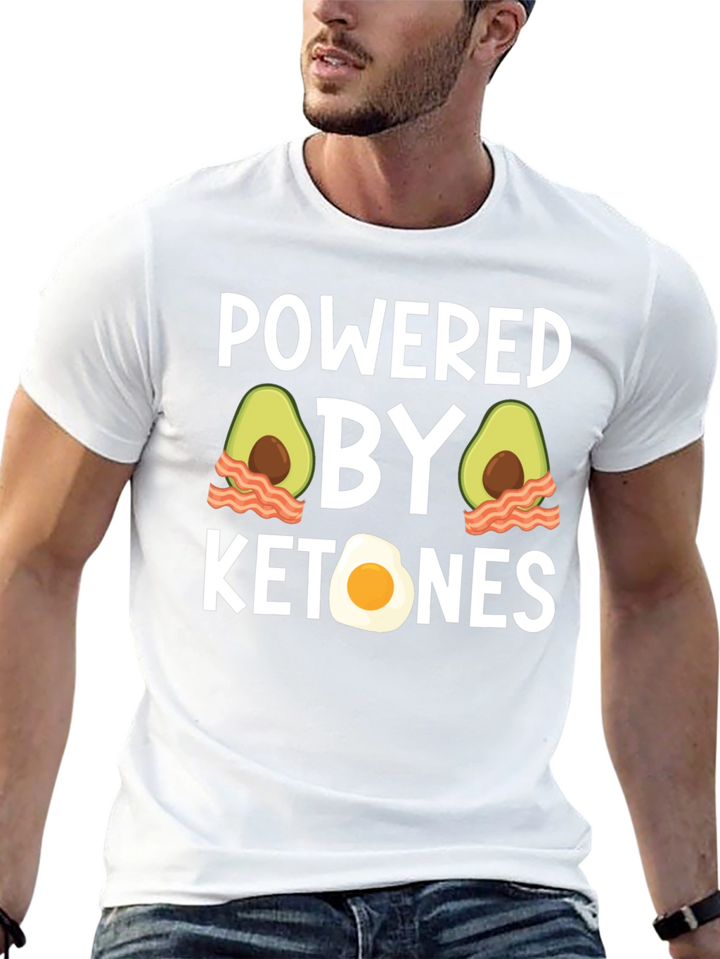 Powered by Ketones Graphic Tee