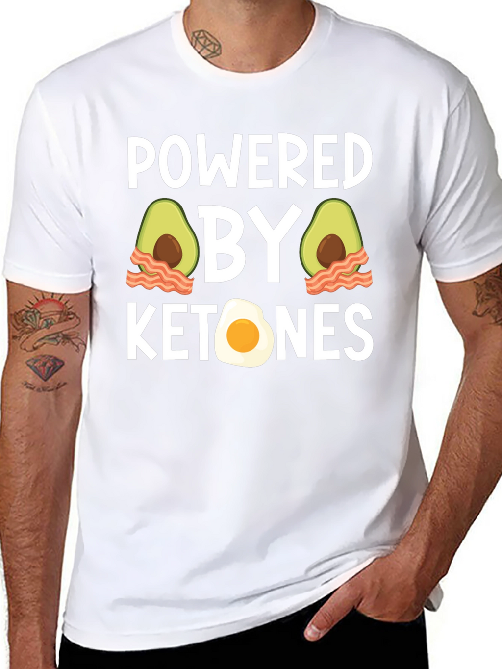 Powered by Ketones Graphic Tee