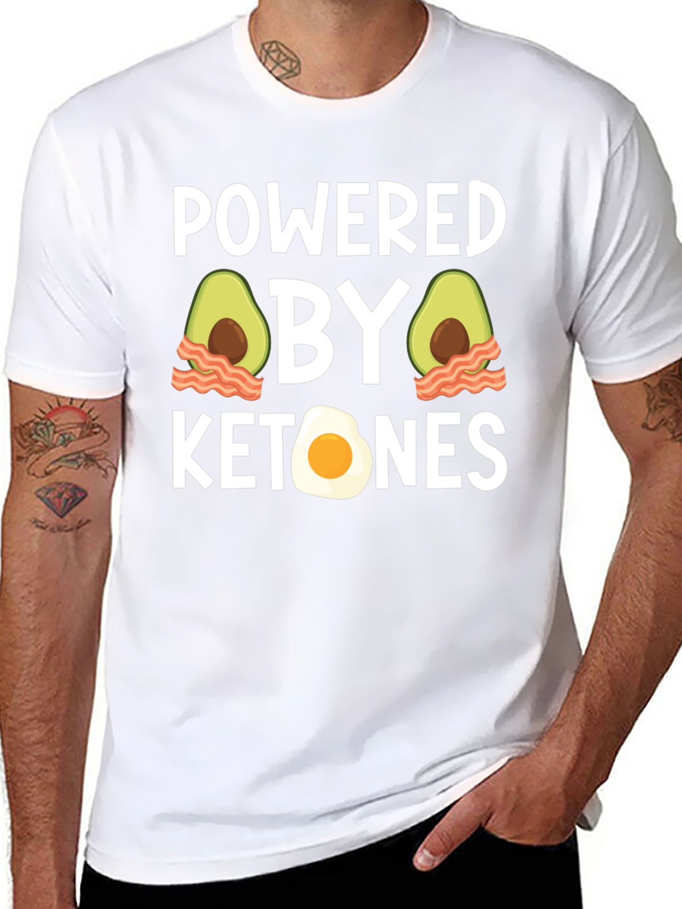 Powered by Ketones Graphic Tee
