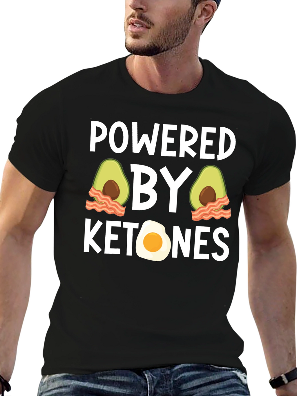 Powered by Ketones Graphic Tee