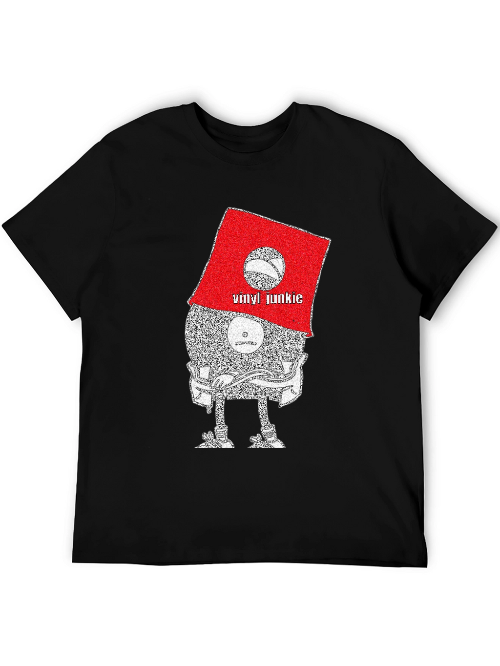 Vinyl Junkie Graphic Tee - Music Lovers T-Shirt