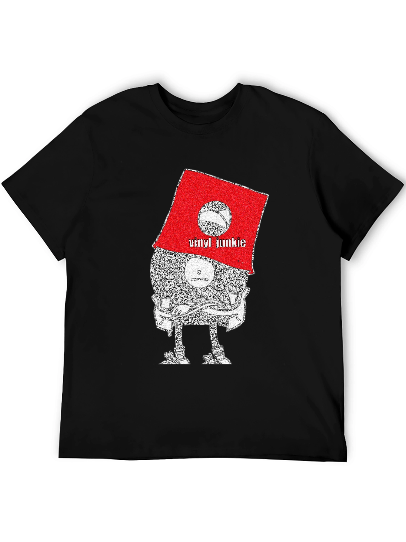 Vinyl Junkie Graphic Tee - Music Lovers T-Shirt