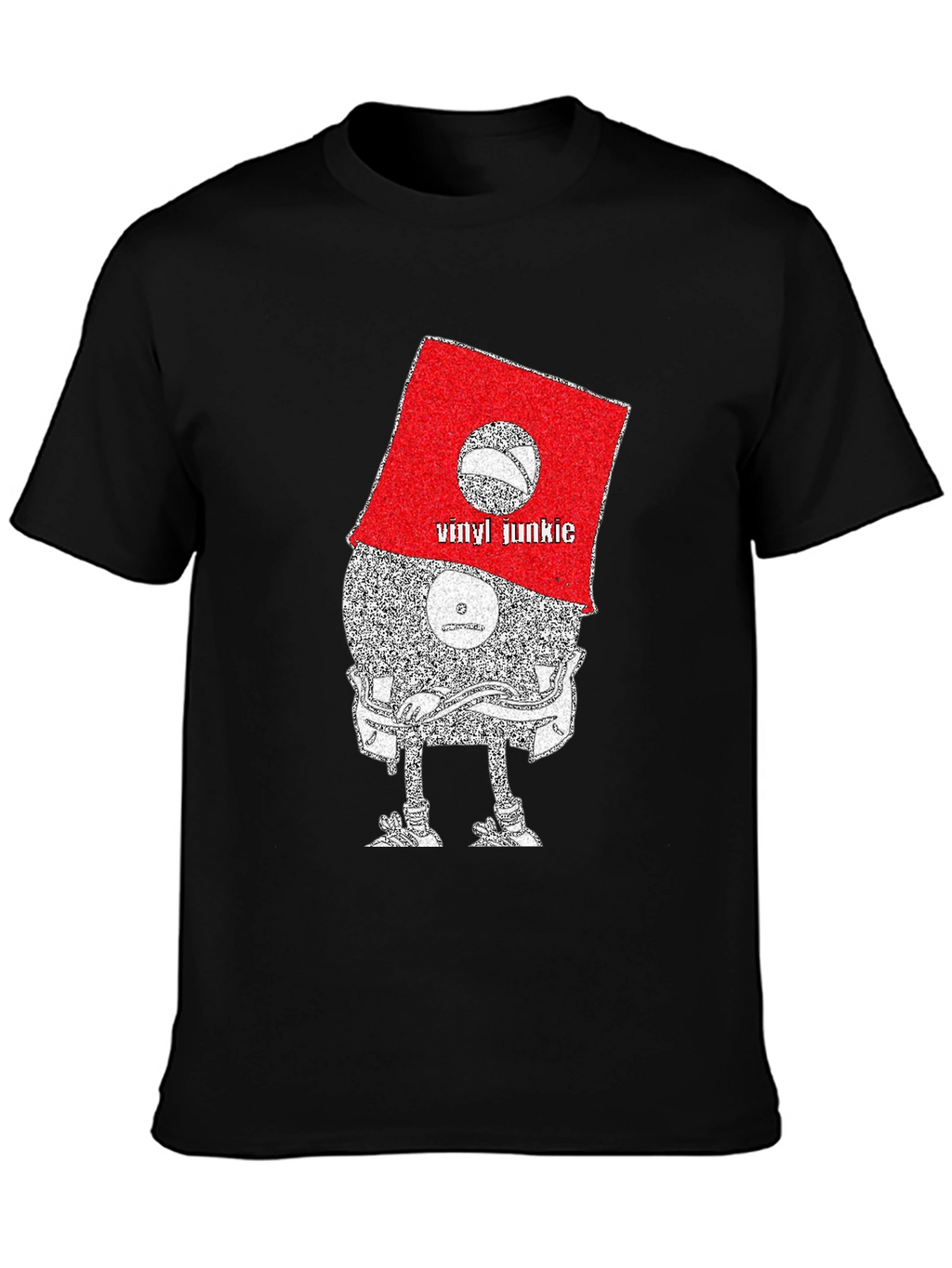 Vinyl Junkie Graphic Tee - Music Lovers T-Shirt