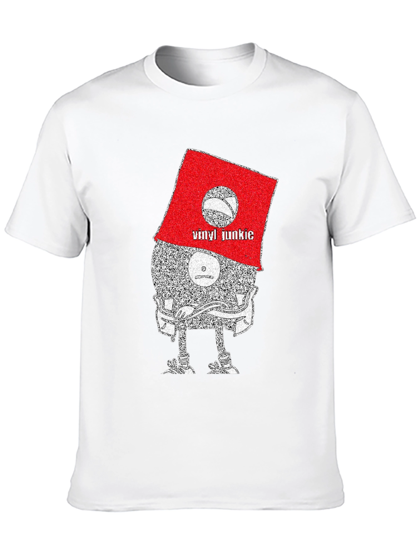 Vinyl Junkie Graphic Tee - Music Lovers T-Shirt
