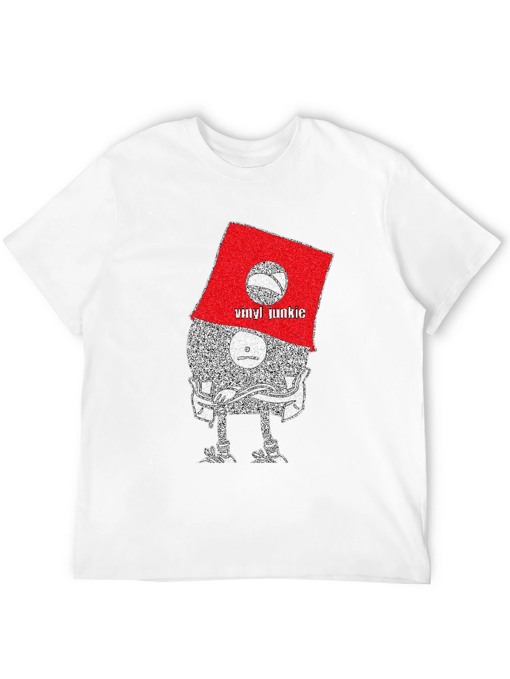 Vinyl Junkie Graphic Tee - Music Lovers T-Shirt