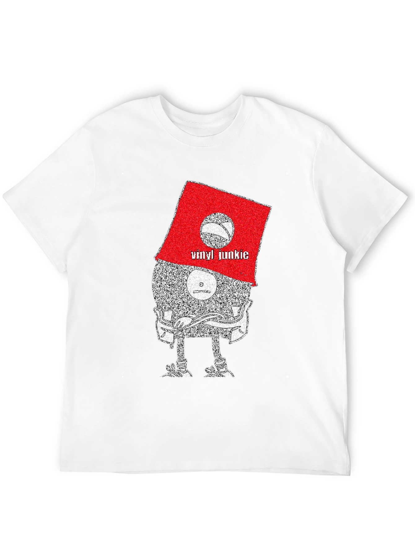 Vinyl Junkie Graphic Tee - Music Lovers T-Shirt