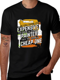 Funny Painter T-Shirt - Expensive vs. Cheap
