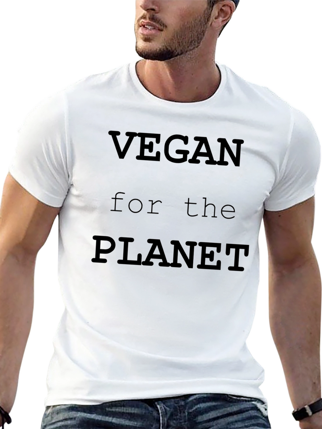 Vegan for the Planet Black T-Shirt