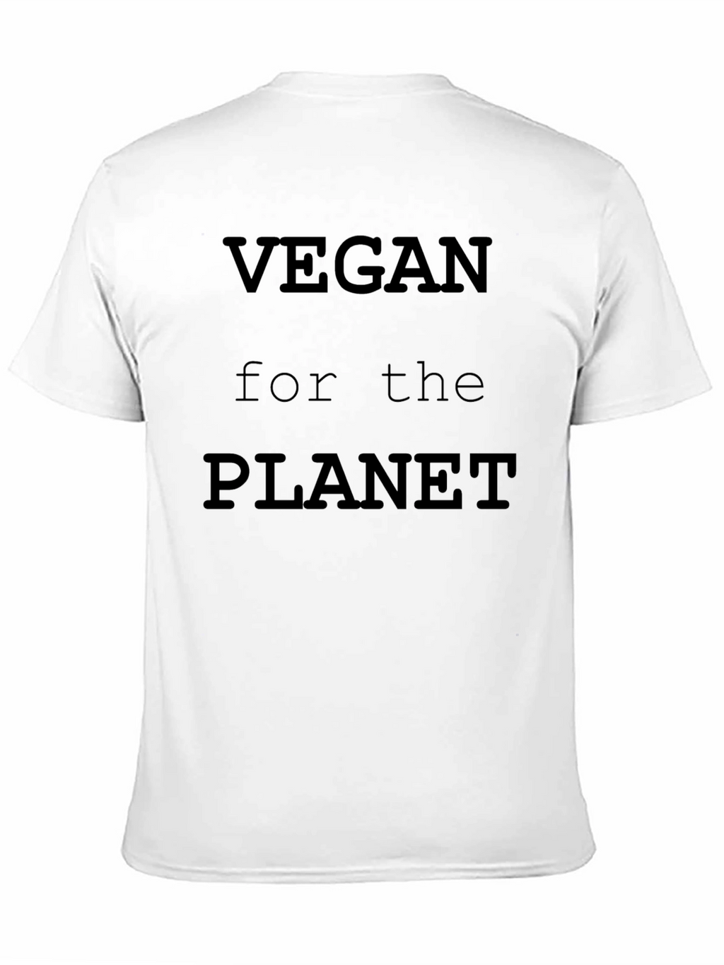 Vegan for the Planet Black T-Shirt