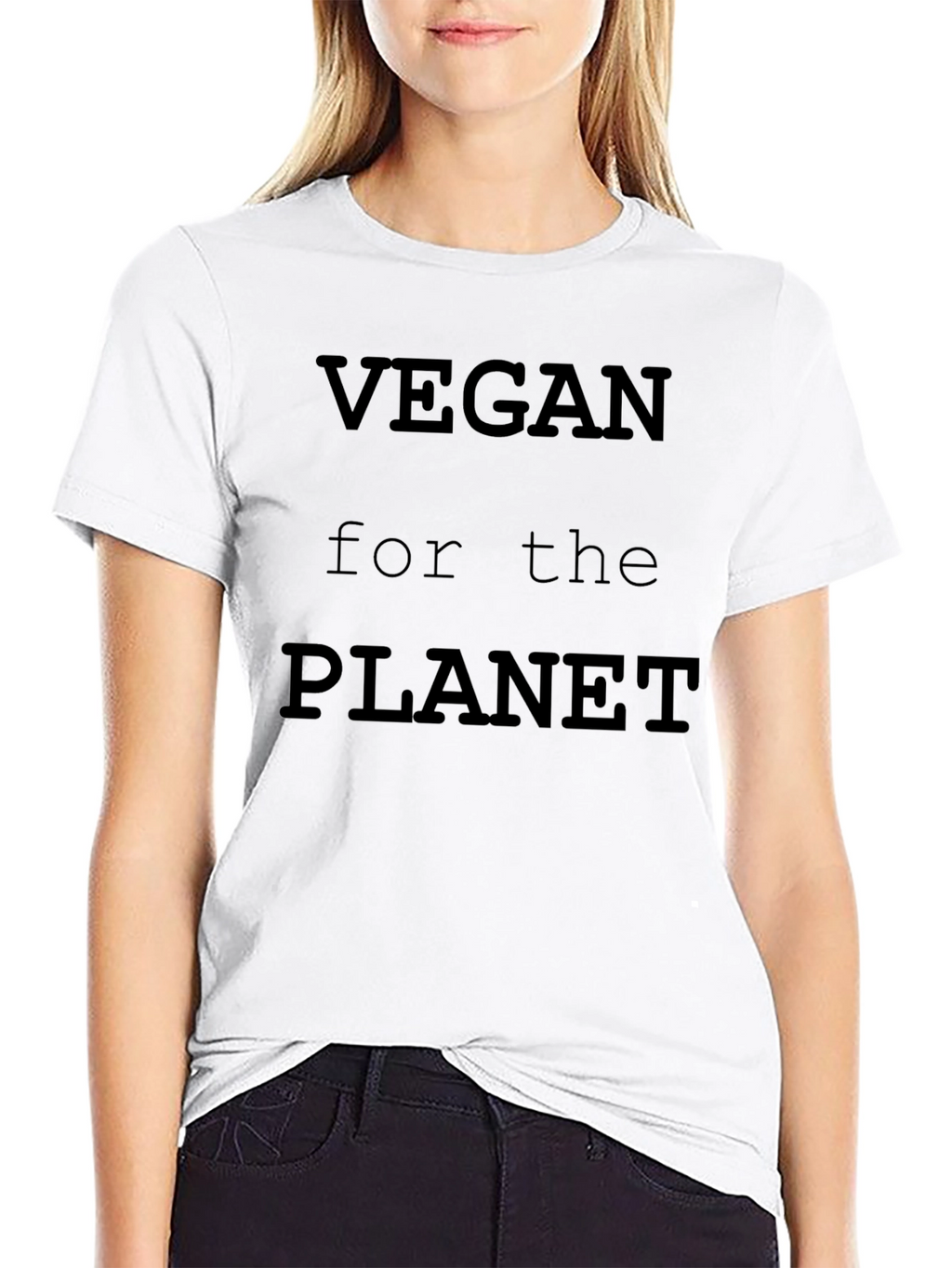 Vegan for the Planet Black T-Shirt