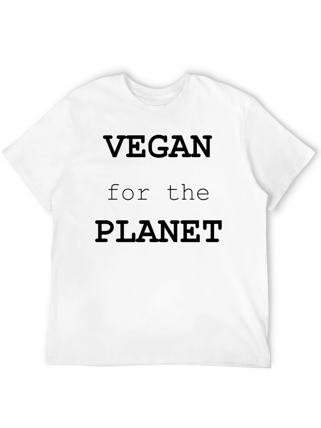 Vegan for the Planet Black T-Shirt