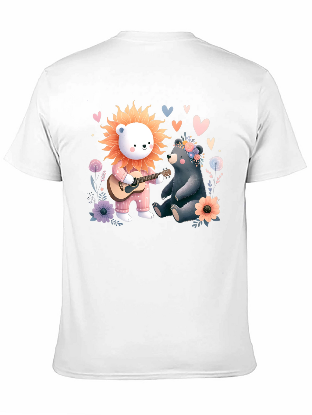 Bear and Lion Tee - Cute Animal T-Shirt